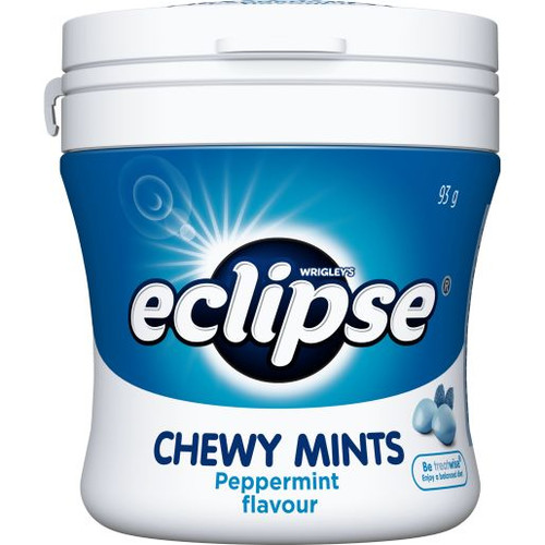 WRIGLEYS ECLIPSE PEPPERMINT CHEWY MINTS 93GM