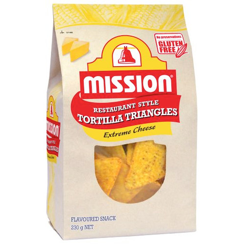 MISSION EXTREME CHEESE CORN CHIPS 230GM