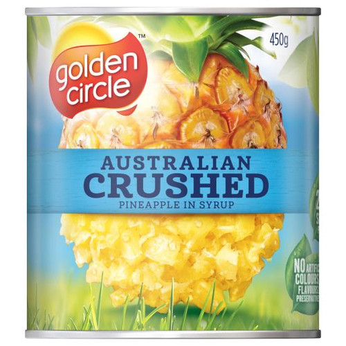 GOLDEN CIRCLE CRUSHED PINEAPPLE 450GM