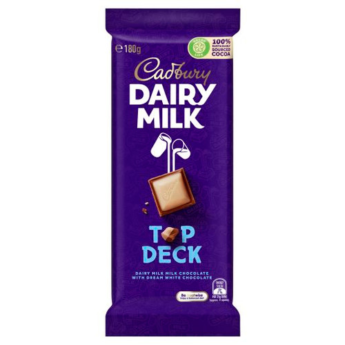 CADBURY DAIRY MILK CHOCOLATE TOP DECK 180GM