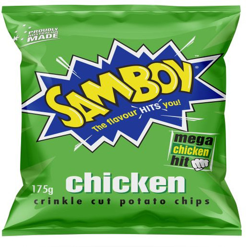 SAMBOY CHICKEN POTATO CHIPS 175GM
