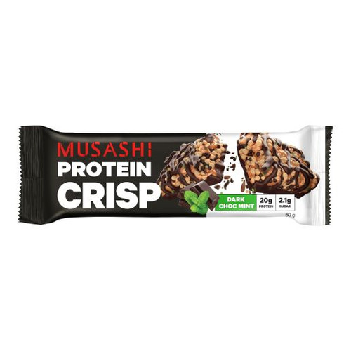 MUSASHI CHOC MINT PROTEIN CRISP 1'S