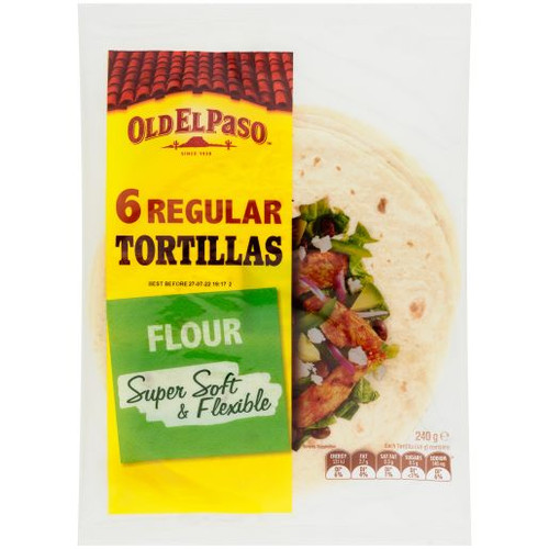 OLD EL PASO BURRITO TORTILLAS 6PK