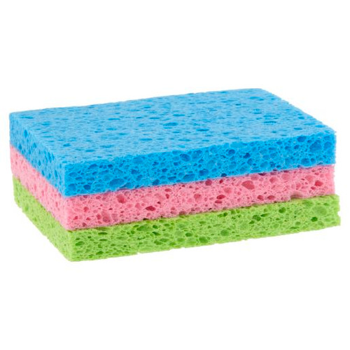 SCOTCHBRITE THICK MULTI PURPOSE ANTIBACTERIAL SPONGE 3PK