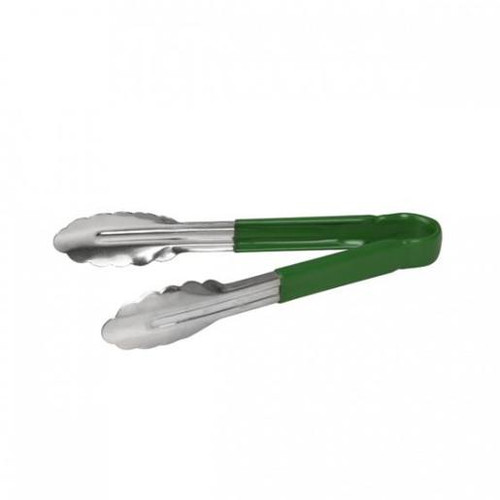 TRENTON GREEN METAL TONGS 230MM (EACH)