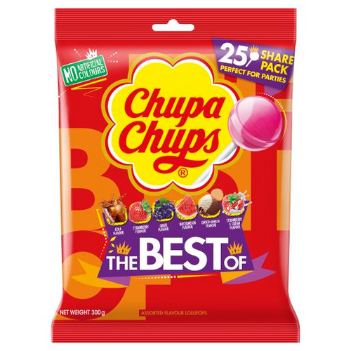 CHUPA CHUPS BEST OF BAG 25PK