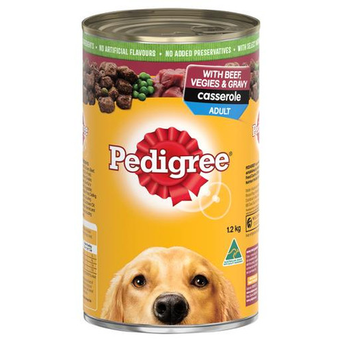 PEDIGREE BEEF CASSEROLE DOG FOOD 1.2KG