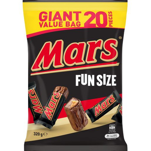 MARS MARS BAR FUNSIZE PACK 320GM