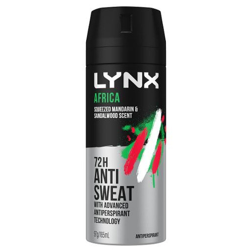 LYNX AFRICA ANTI PERSPIRANT AEROSOL DEODORANT (EACH)