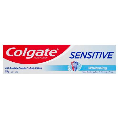 COLGATE TOOTHPASTE SENSITIVE WHITENING 110GM