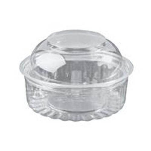 Cast Away Bowl Round With Dome Lid 8oz, Pack of 25 (CA-408DL)