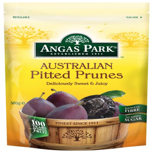 ANGAS PARK PITTED PRUNES 500GM