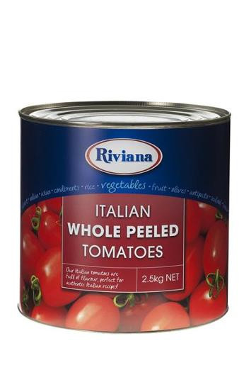 RIVIANA WHOLE PEELED TOMATOES 2.5KG
