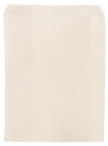 CAST AWAY WHITE NO1/2 FLAT PAPER BAG (CA-WF1/2), Pack of 1000