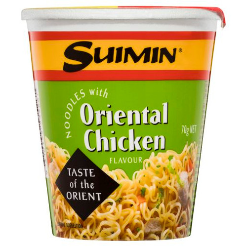 SUIMIN ORIENTAL CHICKEN CUP 70GM (Carton of 12)