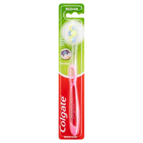COLGATE TOOTHBRUSH TWISTER ADULT MEDIUM 1PK (Carton of 8)