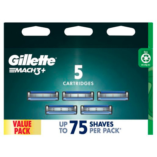 GILLETTE MACH 3 CART 5PK