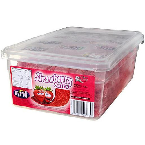 CONFECT TRADING STRAWBERRY BELTS 150S