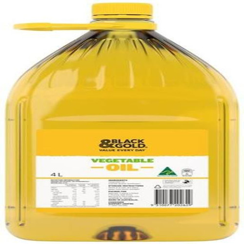 BLACK & GOLD AUSTRALIAN VEGETABLE OIL 4L