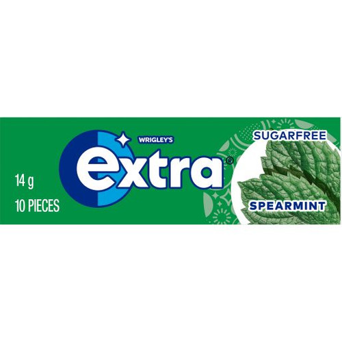 WRIGLEYS EXTRA PELLET SPEARMINT 10S (Carton of 24)
