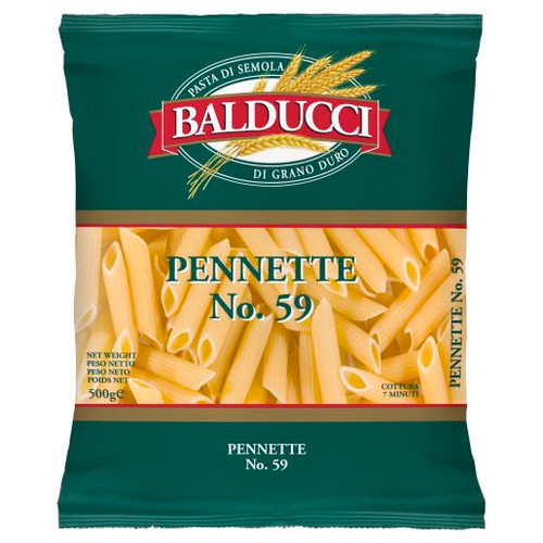 BALDUCCI PENNETTE #59 500GM (Carton of 12)