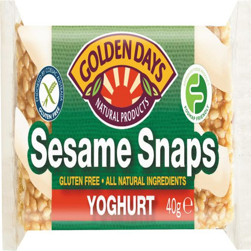 GOLDEN DAYS SESAME SNAPS YOGHURT 40GM (Carton of 24)