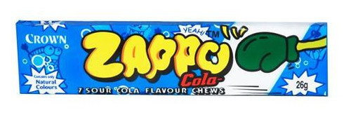 ZAPPO COLA CANDY 26GM (Carton of 60)