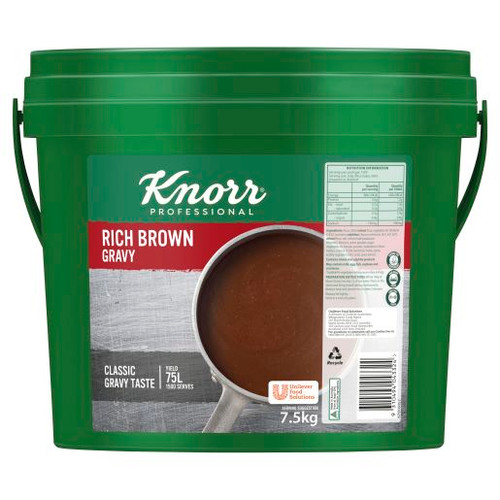 KNORR GRAVY SAUCE RICH BROWN 7.5KG