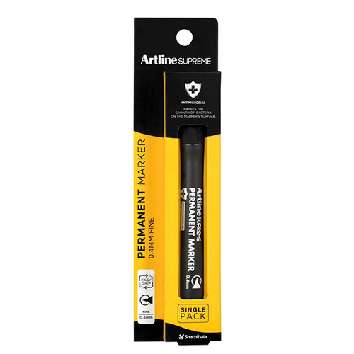 ARTLINE SUPREME PERMANENT MARKER 0.4MM BLACK-HANGSELL ** ETA 18/11/2026 **