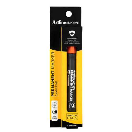 ARTLINE SUPREME PERMANENT MARKER 0.4MM ORANGE ** ETA 18/11/2026 **