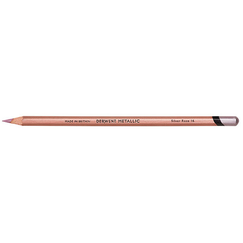 DERWENT METALLIC PENCIL SILVER ROSE