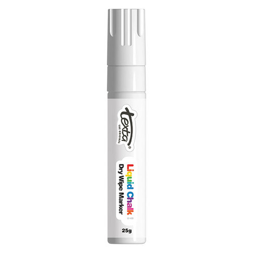 TEXTA LIQUID CHALK MARKER DRY WIPE JUMBO WHITE