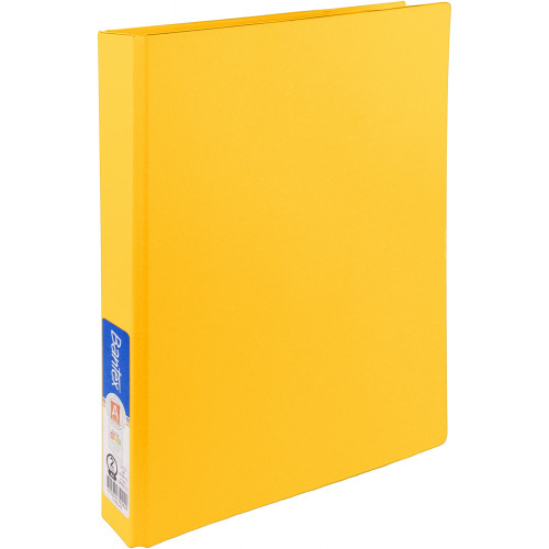 Bantex Standard Ring Binder PP A4 2D Ring 25mm – Yellow