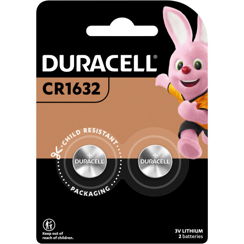 Duracell Speciality Lithium Button Battery 1632 Pack Of 2