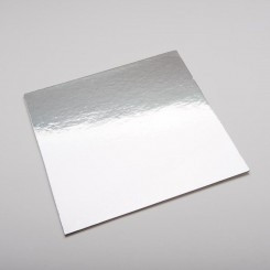 SQUARE STANDARD SILVER BOARD 3" Pk50