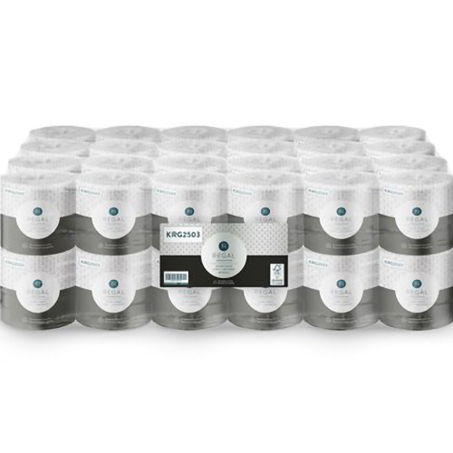 Regal Executive 3 Ply Toilet Tissue 250 Sheets, Pack of 48