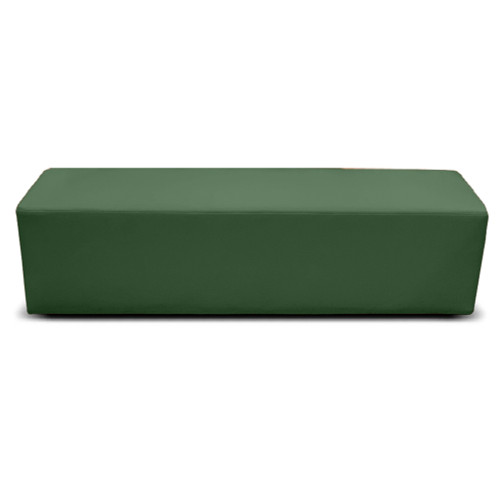 K2 Marbella Burke Senior Rectangle Ottoman 1780mmW Green PU Leather