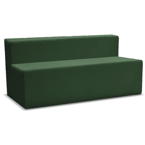 K2 Marbella Oxley Rectangle Single Sided Chair With Low Back 900W x 670mmD Green PU