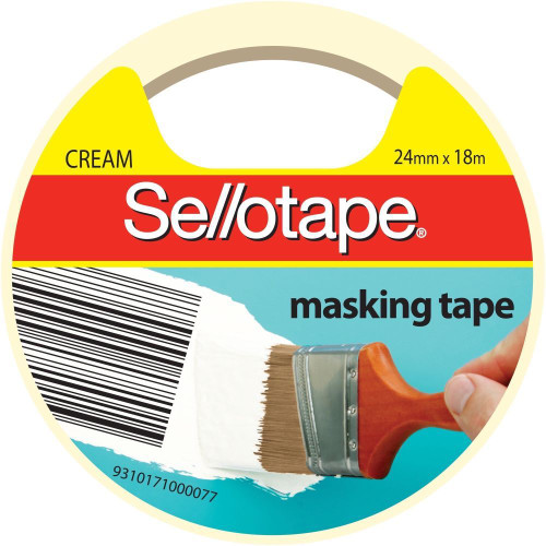 SELLOTAPE MASKING TAPE 24mmx18m Beige