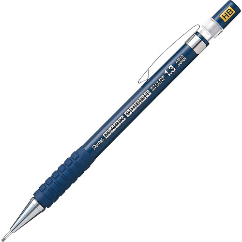 Pentel AM13 Mark Sheet Mechanical Pencil 1.3mm Lead HB Grade, Each