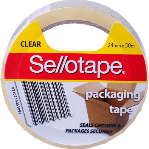 SELLOTAPE HOT-MELT ADHESIVE Packaging Tape 24mmx50m - Clear