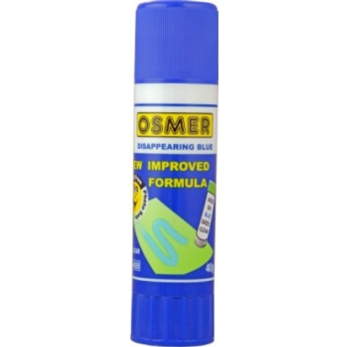 OSMER BLUE GLUE STICK Disappearing Blue, 40g (see also: RZ-7124)