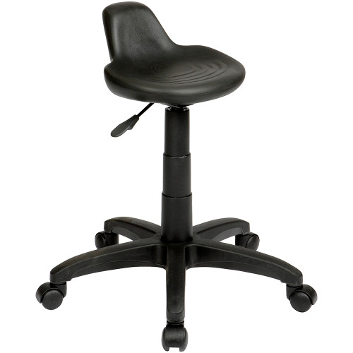 State ST001 Industrial Stool 520-630mmH Black PU
