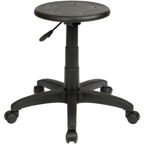 State ST008 Industrial Stool 415-535mmH Black PU