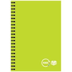 SPIRAX KODE PP NOTEBOOKS 148x105 400 Page Asst Colours 569620SRT