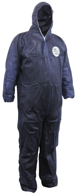 Maxisafe Chemguard Blue Sms, Type 5/6 Disposable Coveralls - Medium