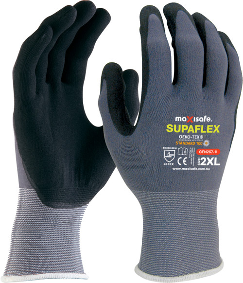 Supaflex Glove With Micro-Foam Coating, 2XL Pair