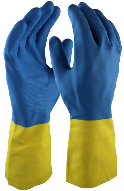 Maxisafe Neoprene Over Latex Glove, 30cm, Small Pair