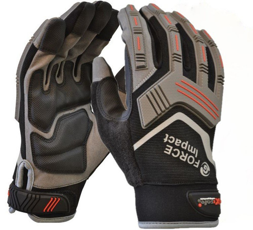 G-Force Impact Mechanics Heavy Duty Gel Glove , Large Pair
