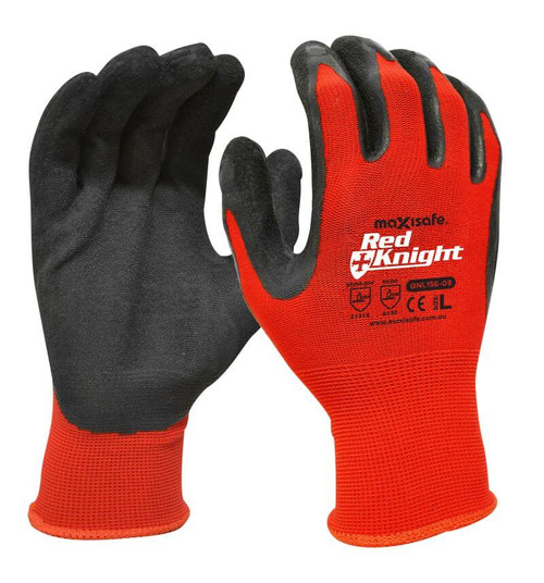 Red Knight Latex Gripmaster Glove, XL Pair